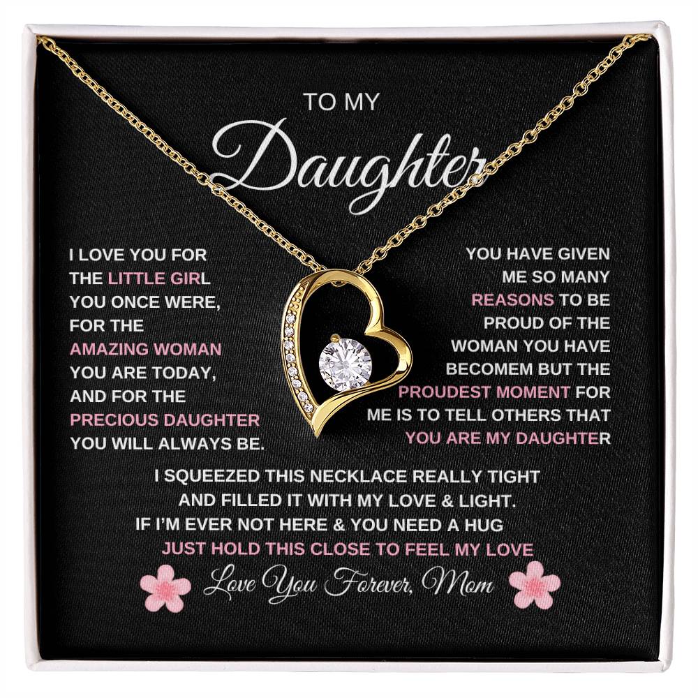 To My Daughter| Forever Love Necklace