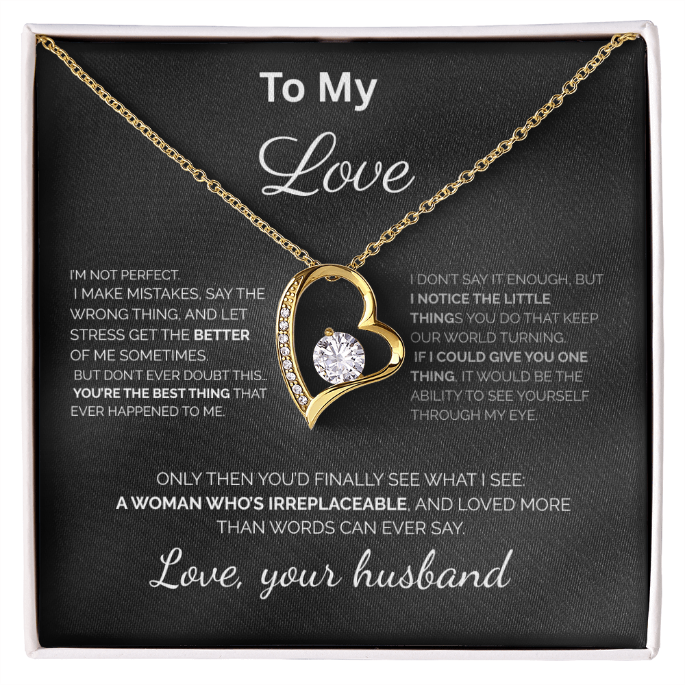 To My Love|You're the Best Thing|Forever Love Necklace