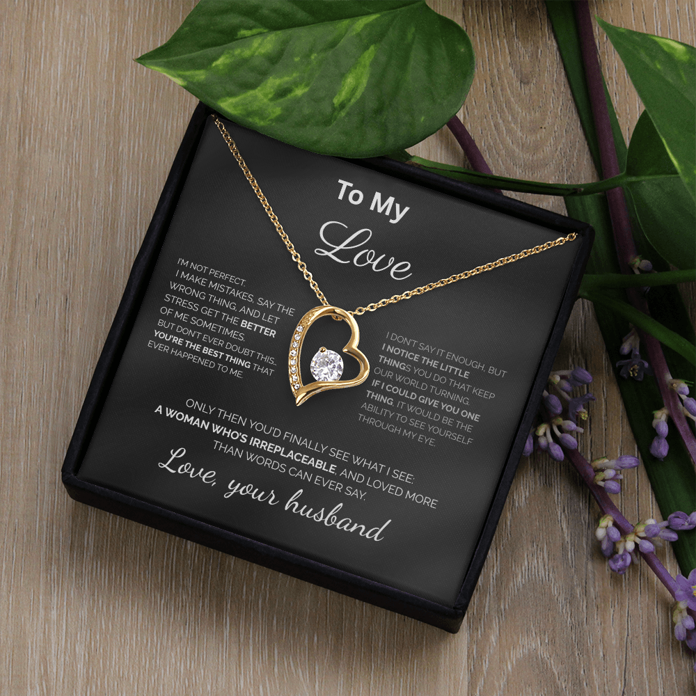 To My Love|You're the Best Thing|Forever Love Necklace