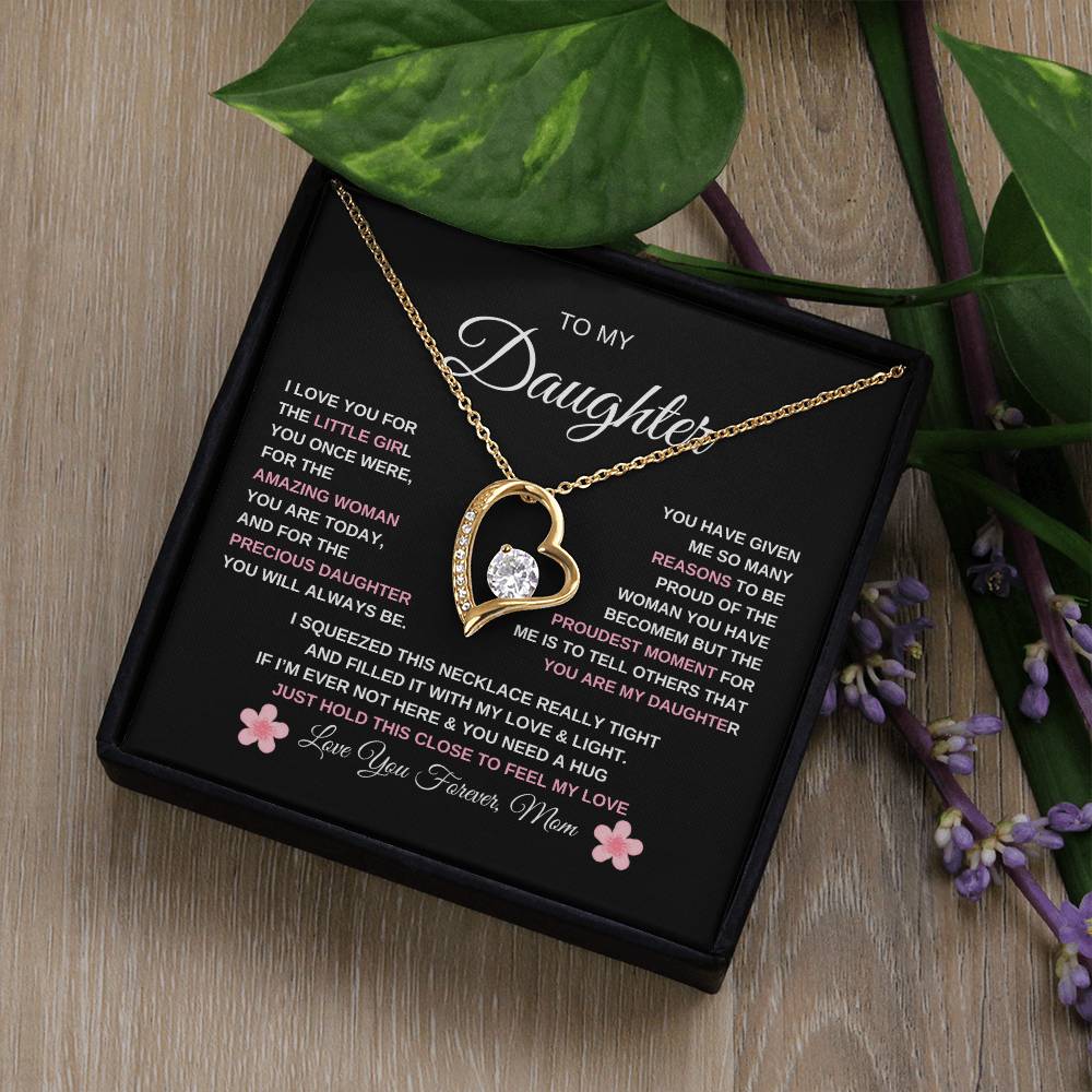 To My Daughter| Forever Love Necklace