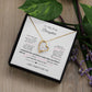 To My Lovely Daughter/Forever Love Necklace