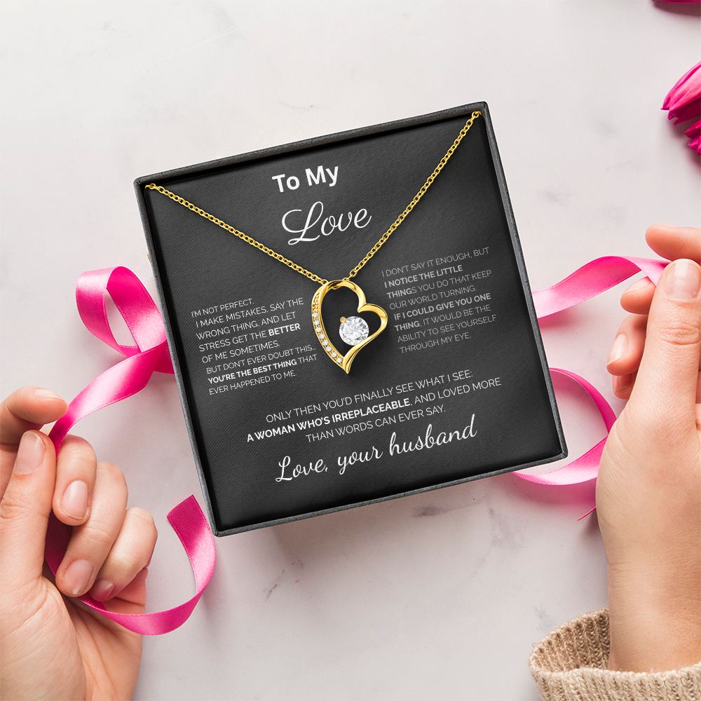 To My Love|You're the Best Thing|Forever Love Necklace