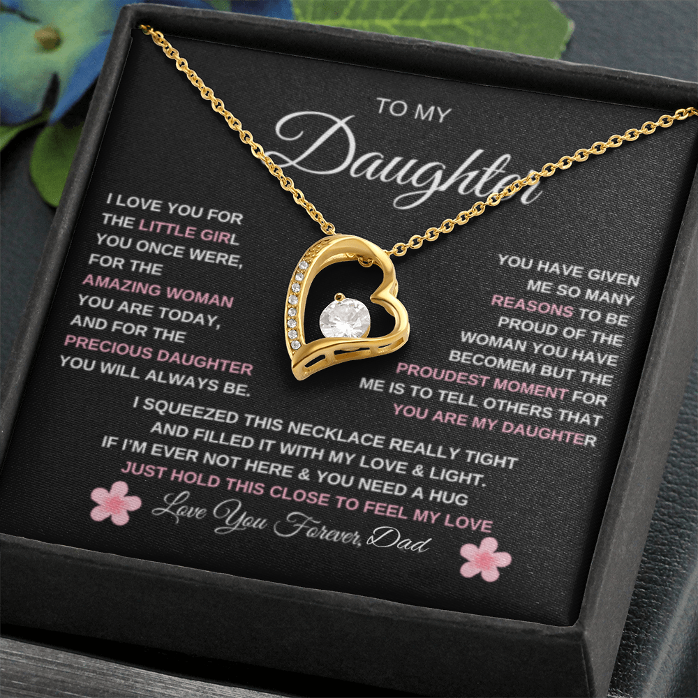 To My Daughter| Forever Love Necklace/ Love Dad