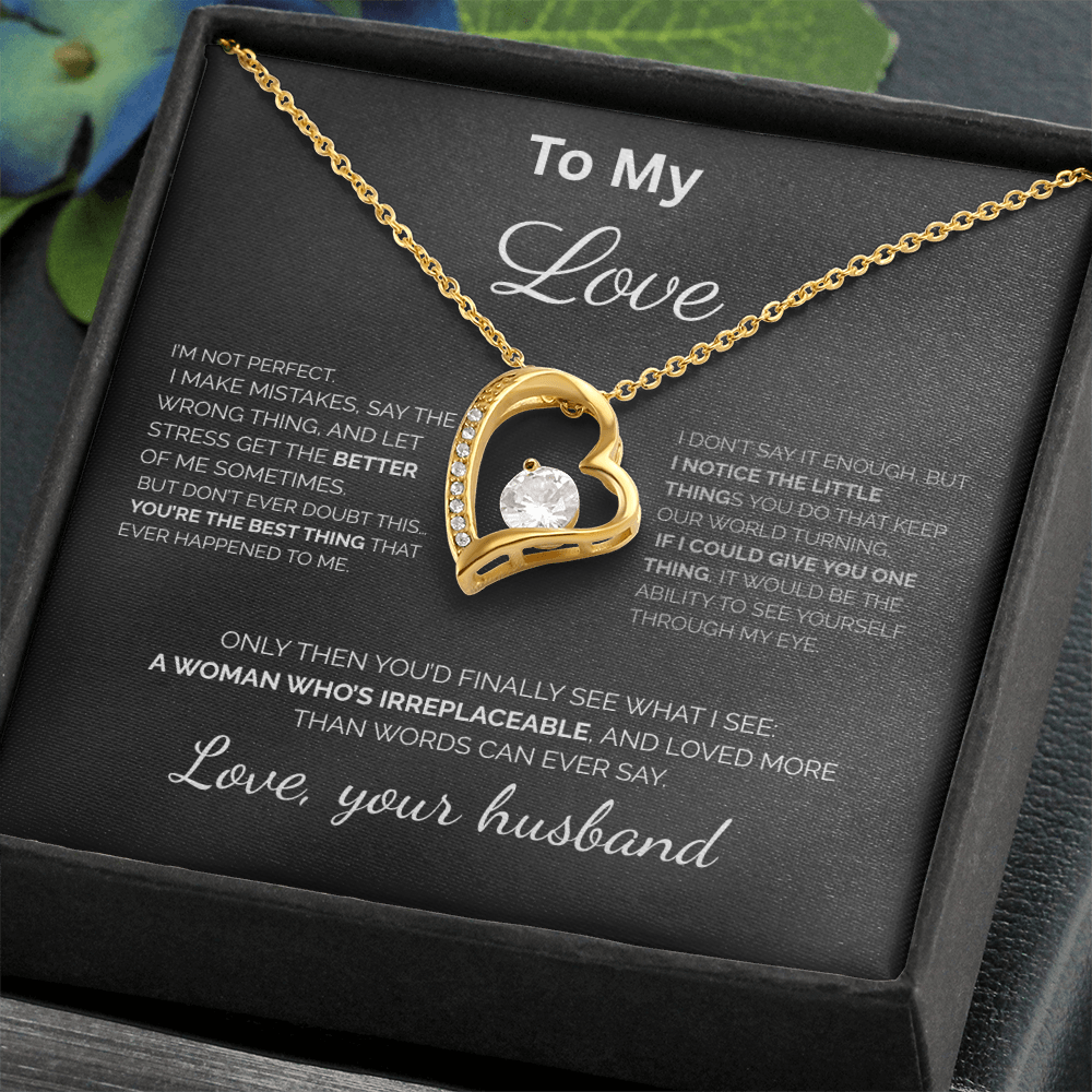 To My Love|You're the Best Thing|Forever Love Necklace