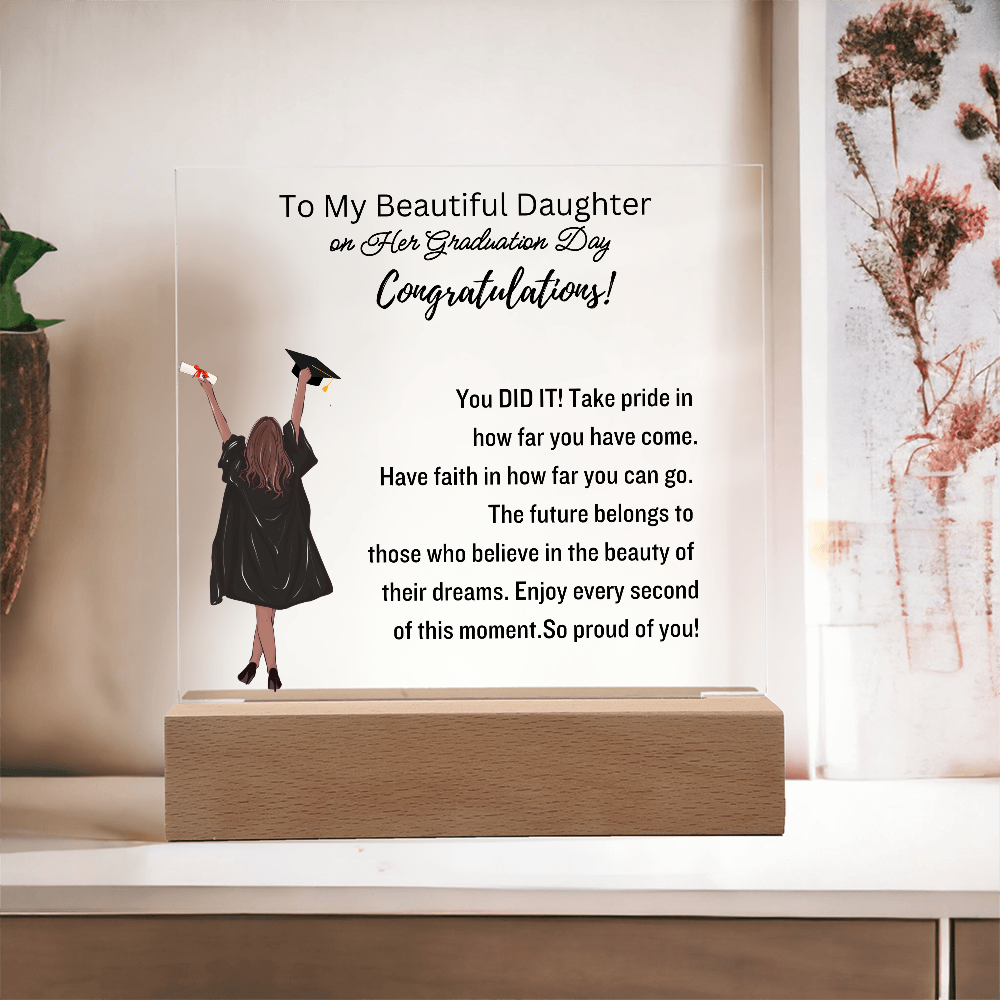 To My Daughter-Graduation Gift