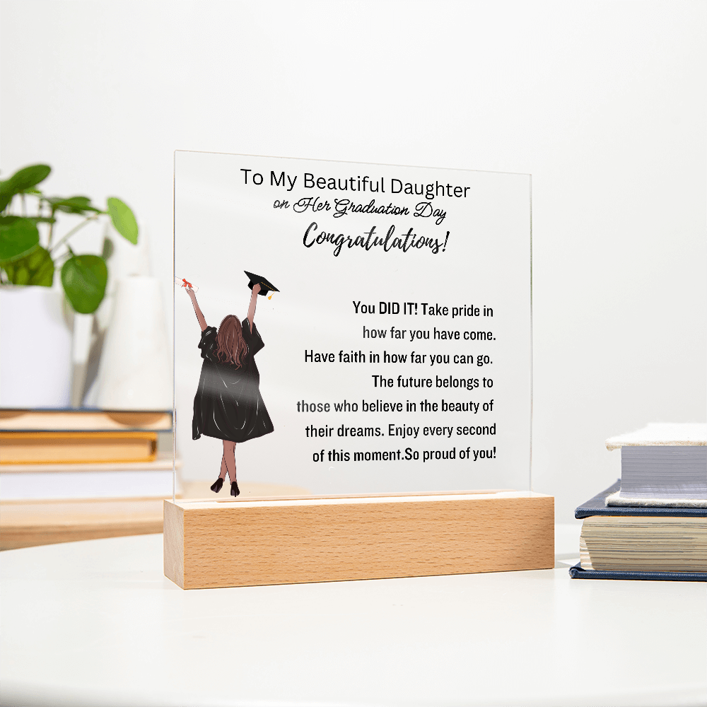 To My Daughter-Graduation Gift