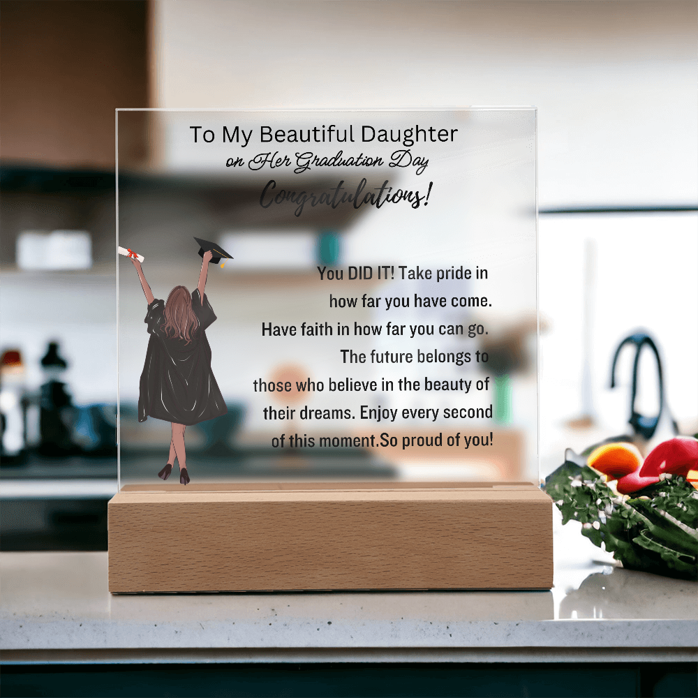 To My Daughter-Graduation Gift