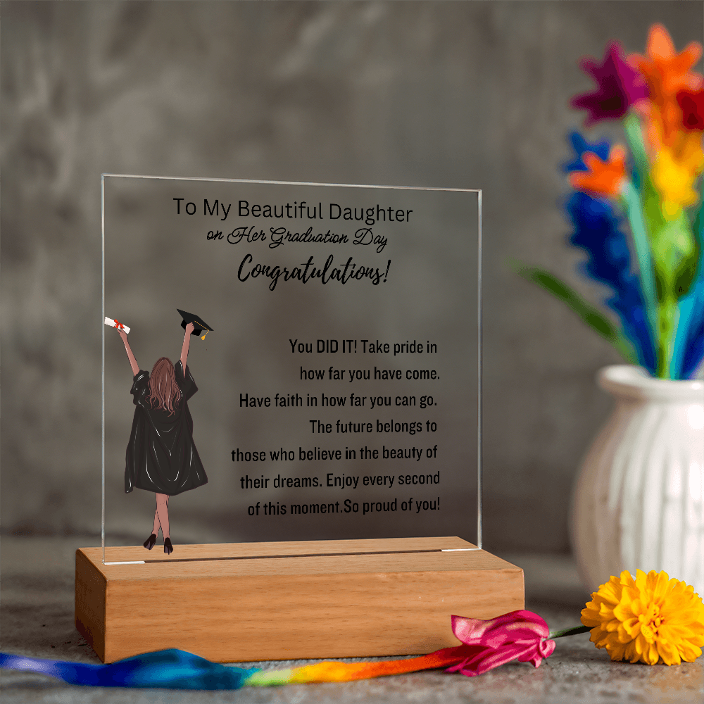 To My Daughter-Graduation Gift