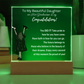 To My Daughter-Graduation Gift