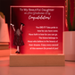 To My Daughter-Graduation Gift