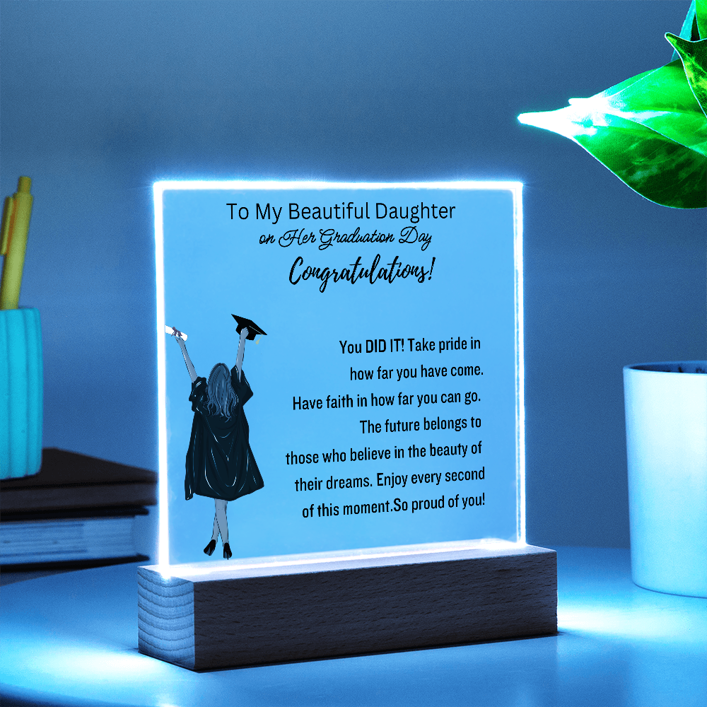 To My Daughter-Graduation Gift