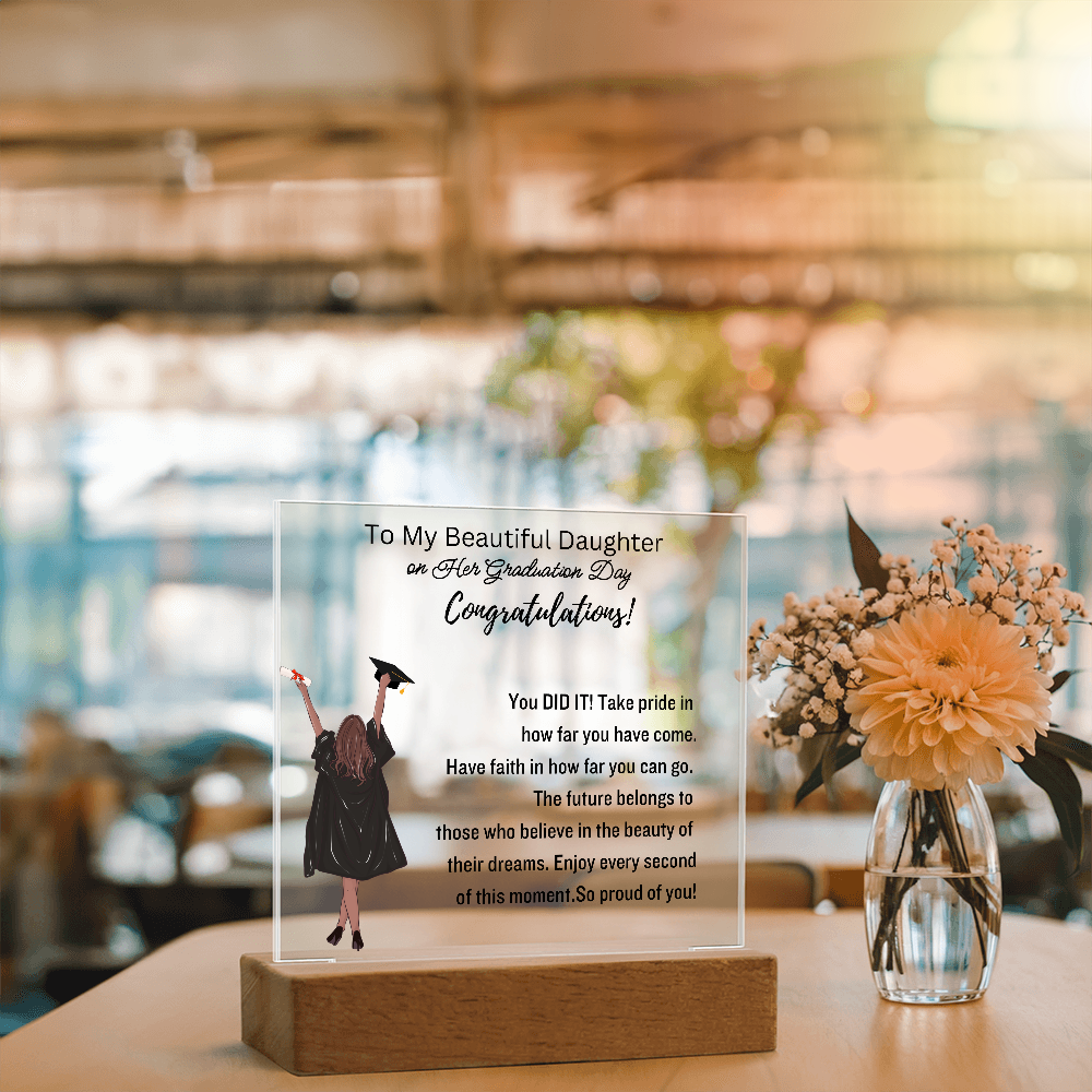 To My Daughter-Graduation Gift