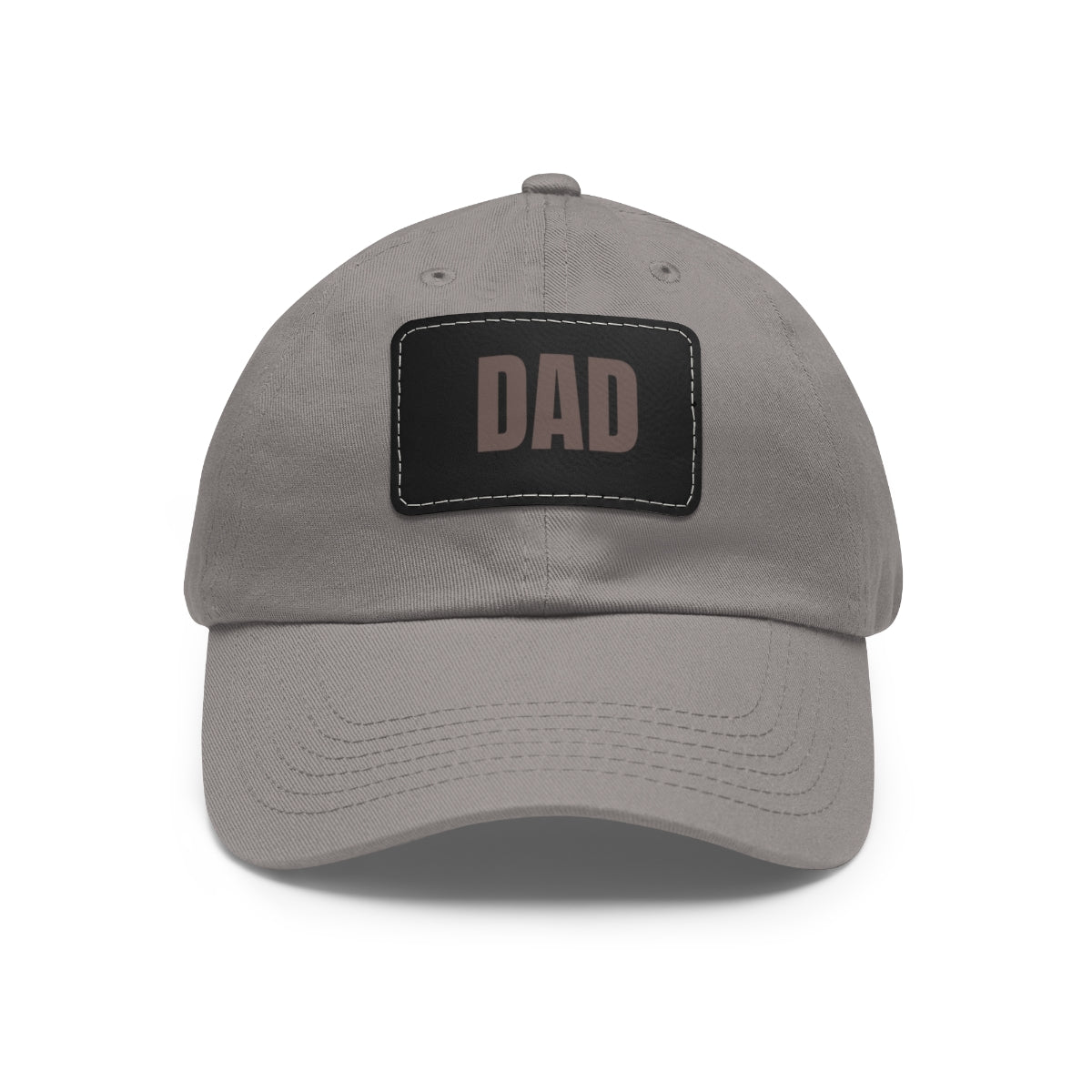 Dad Stamp Hat | Leather Patch Trucker Style Hats | Gift for Dad | Apparel for New Dad | Birthday | Personalized Gift