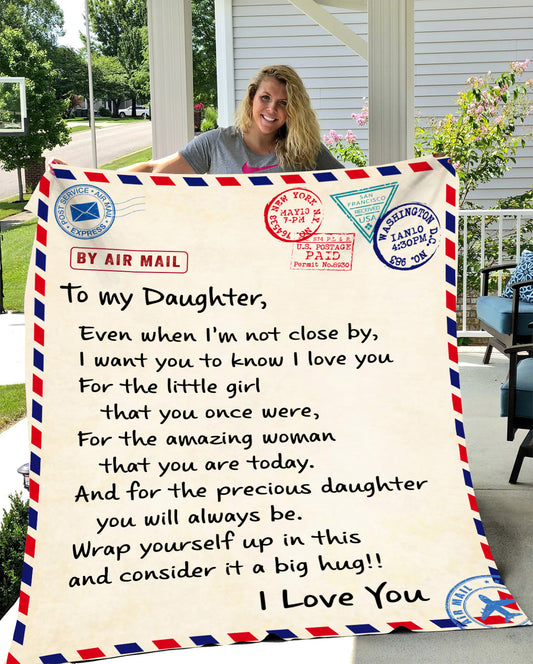 To My Daughter Blanket