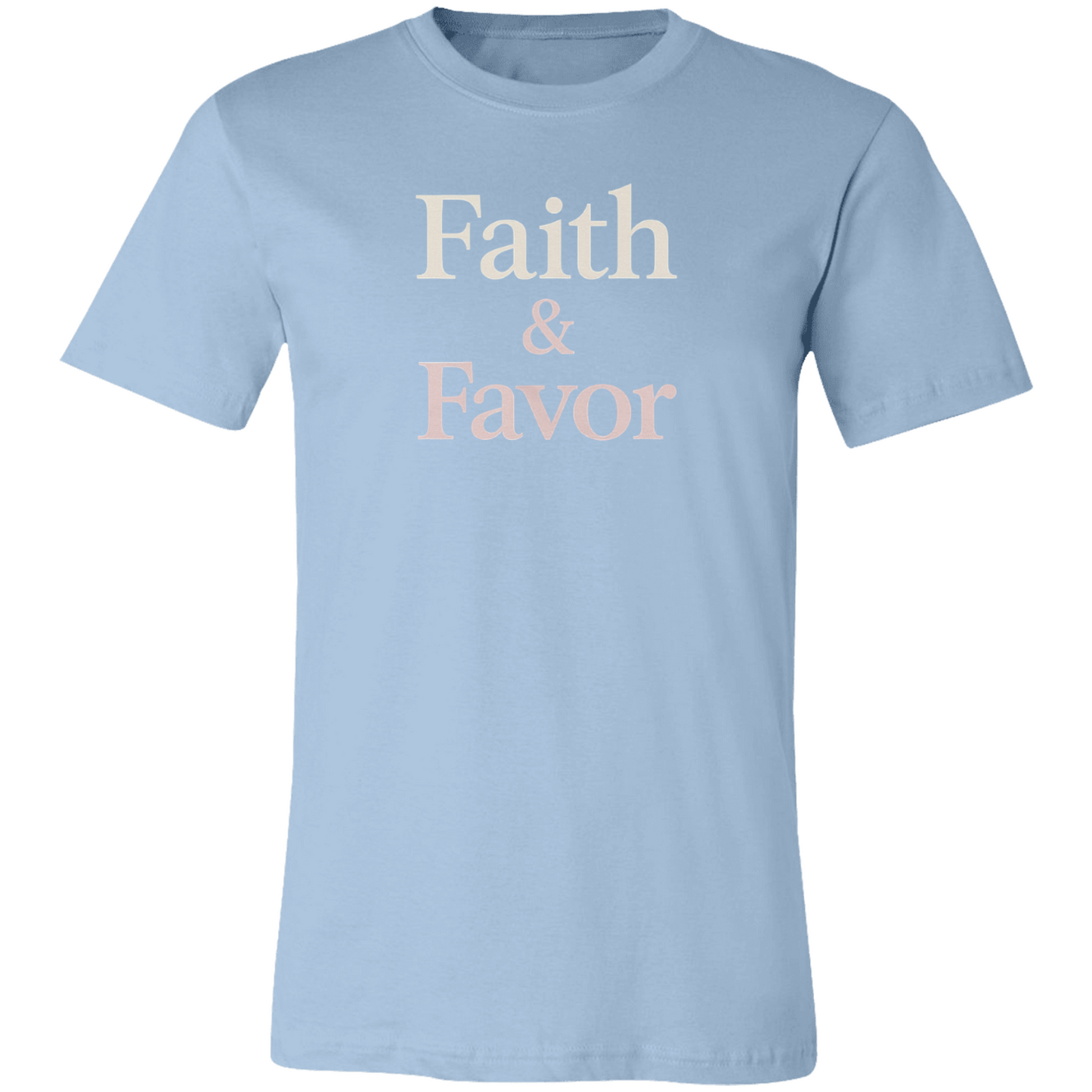 ✨ Faith & Favor T-Shirt – Christian Graphic Tee