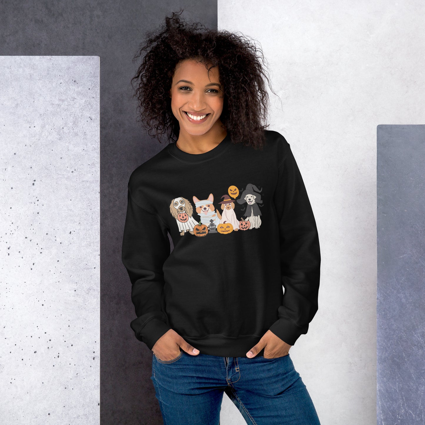 Golden Retriever Ghost Dogs Sweatshirt